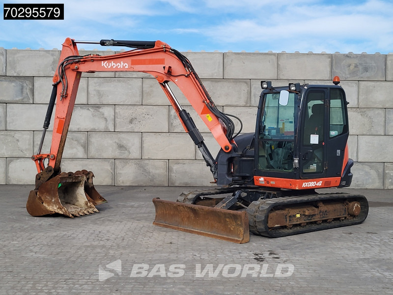 Kubota KX080-4a - حفارة مصغرة: صور 3 Kubota KX080-4a - حفارة مصغرة: صور 3