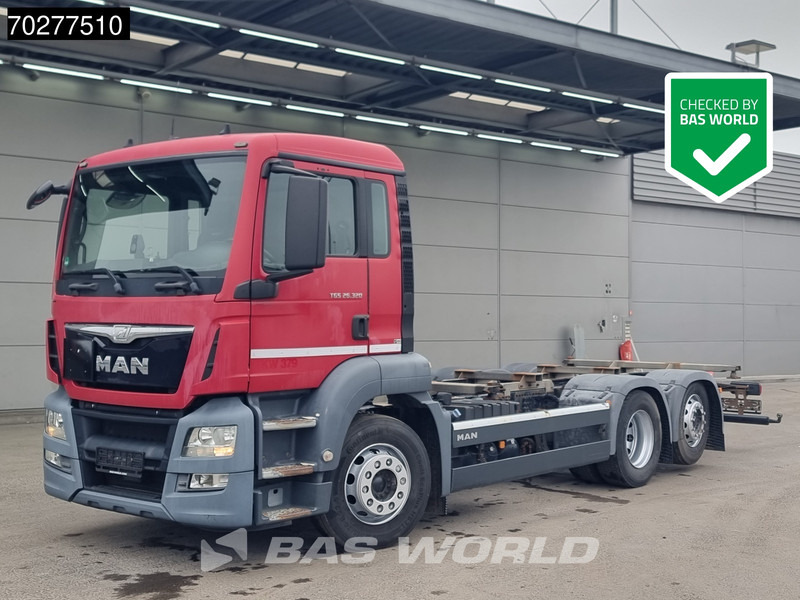 MAN TGS 26.320 6X2 BDF ADR Lift+lenkasche Automatic Euro 6 - شاحنات الحاويات / جسم علوي قابل للتغيير شاحنة: صور 1 MAN TGS 26.320 6X2 BDF ADR Lift+lenkasche Automatic Euro 6 - شاحنات الحاويات / جسم علوي قابل للتغيير شاحنة: صور 1
