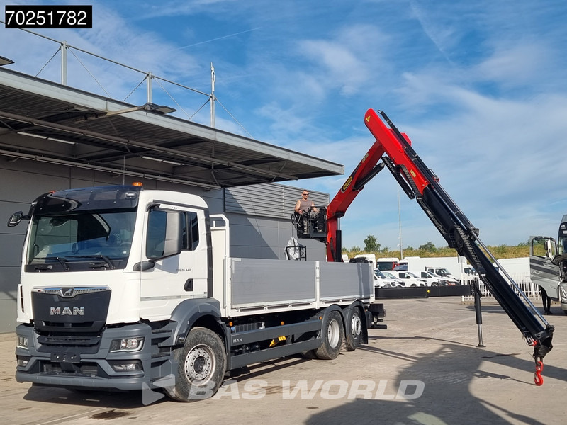 MAN TGS 26.440 6X2 NEW NL-Truck Palfinger PK 20.501 L TEC3 Kran Crane Baustoff Euro 6 - شاحنات مسطحة, شاحنة كرين: صور 5 MAN TGS 26.440 6X2 NEW NL-Truck Palfinger PK 20.501 L TEC3 Kran Crane Baustoff Euro 6 - شاحنات مسطحة, شاحنة كرين: صور 5