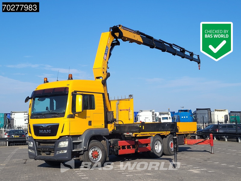MAN TGS 26.480 6X4 HMF 5020-K6 Crane Kran Hydrodrive Lift+Lenkachse Euro 6 - شاحنات مسطحة, شاحنة كرين: صور 1 MAN TGS 26.480 6X4 HMF 5020-K6 Crane Kran Hydrodrive Lift+Lenkachse Euro 6 - شاحنات مسطحة, شاحنة كرين: صور 1
