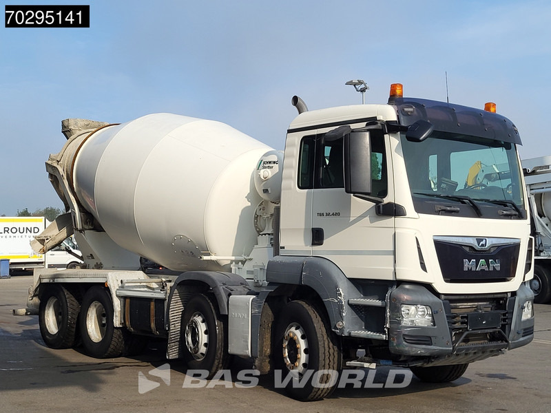 MAN TGS 32.420 8X4 9m3 Stetter Mixer SteelSuspension Automatic Euro 6 - شاحنة خلاطة خرسانة: صور 3 MAN TGS 32.420 8X4 9m3 Stetter Mixer SteelSuspension Automatic Euro 6 - شاحنة خلاطة خرسانة: صور 3