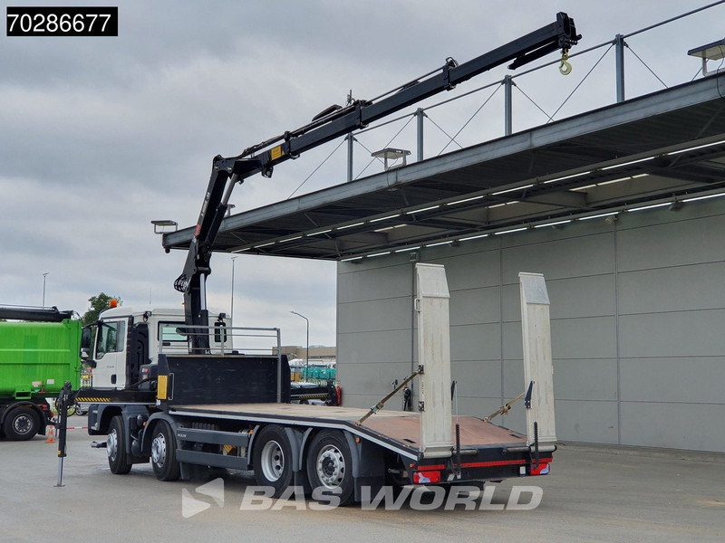 MAN TGS 35.360 8X2 HIAB X-Hiduo 158 BS-3 Crane Lift+lenkasche Machine transporter Euro 6 - شاحنة نقل سيارات شاحنة, شاحنة كرين: صور 2 MAN TGS 35.360 8X2 HIAB X-Hiduo 158 BS-3 Crane Lift+lenkasche Machine transporter Euro 6 - شاحنة نقل سيارات شاحنة, شاحنة كرين: صور 2