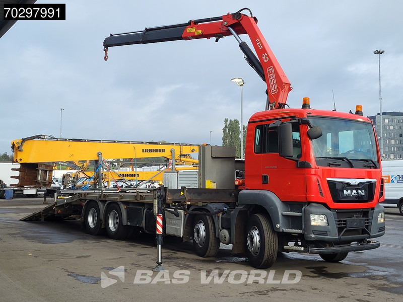 MAN TGS 35.360 TGS 8X2 Fassi F235A.0.22 Crane Kran Winch Hydraulic ramp Lift-Axle Navi Euro 6 - شاحنات مسطحة, شاحنة كرين: صور 5 MAN TGS 35.360 TGS 8X2 Fassi F235A.0.22 Crane Kran Winch Hydraulic ramp Lift-Axle Navi Euro 6 - شاحنات مسطحة, شاحنة كرين: صور 5
