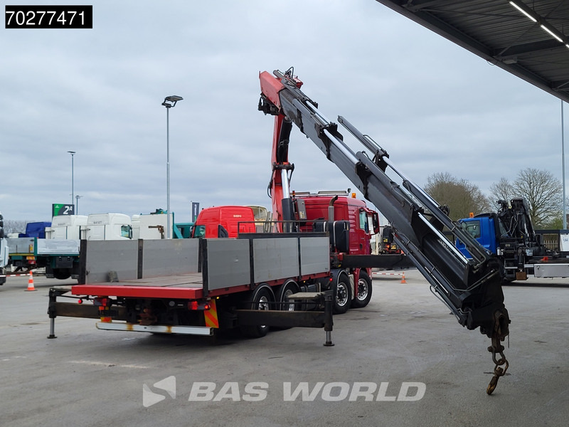 شاحنات مسطحة, شاحنة كرين MAN TGS 35.480 8X4 Fassi F800BXP.28 Kran Crane Hydrodrive Lift-Lenkachse Euro 4: صور 9