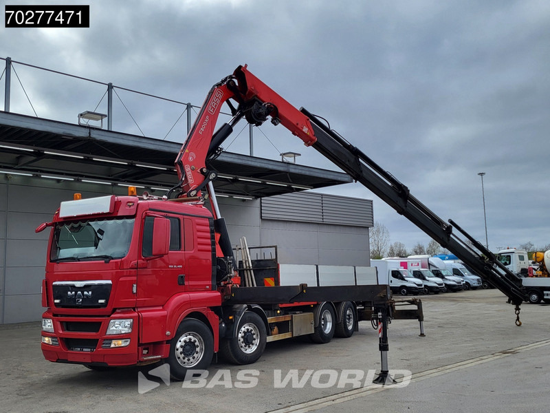 MAN TGS 35.480 8X4 Fassi F800BXP.28 Kran Crane Hydrodrive Lift-Lenkachse Euro 4 - شاحنات مسطحة, شاحنة كرين: صور 3 MAN TGS 35.480 8X4 Fassi F800BXP.28 Kran Crane Hydrodrive Lift-Lenkachse Euro 4 - شاحنات مسطحة, شاحنة كرين: صور 3