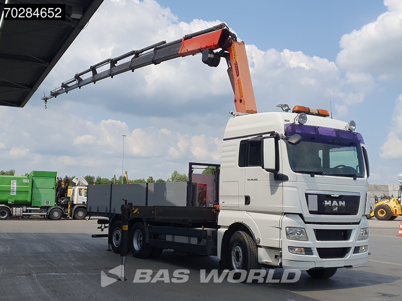 MAN TGX 26.480 TGX 6X2 Palfinger PK29002 Kran Crane 8 extensions Retarder Manual Euro 4 - شاحنات مسطحة, شاحنة كرين: صور 3 MAN TGX 26.480 TGX 6X2 Palfinger PK29002 Kran Crane 8 extensions Retarder Manual Euro 4 - شاحنات مسطحة, شاحنة كرين: صور 3