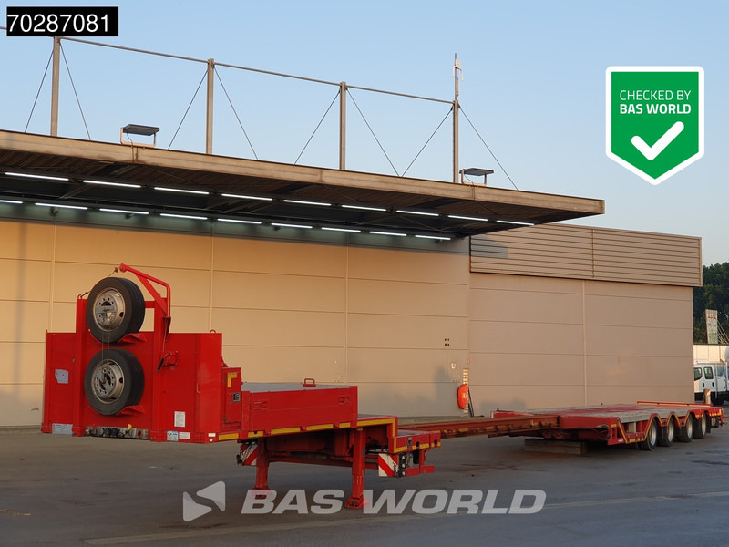 MEUSBURGER MTS-4 4 axles Extendable 7M 1xLift+2xLenkachse - عربة مسطحة منخفضة نصف مقطورة: صور 1 MEUSBURGER MTS-4 4 axles Extendable 7M 1xLift+2xLenkachse - عربة مسطحة منخفضة نصف مقطورة: صور 1
