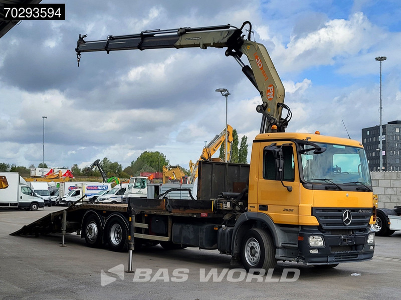 Mercedes-Benz Actros 2532 6X2 PM 30 T/M Crane Winch Remote Lift+Steering Axle 3-Pedals - شاحنات مسطحة, شاحنة كرين: صور 3 Mercedes-Benz Actros 2532 6X2 PM 30 T/M Crane Winch Remote Lift+Steering Axle 3-Pedals - شاحنات مسطحة, شاحنة كرين: صور 3