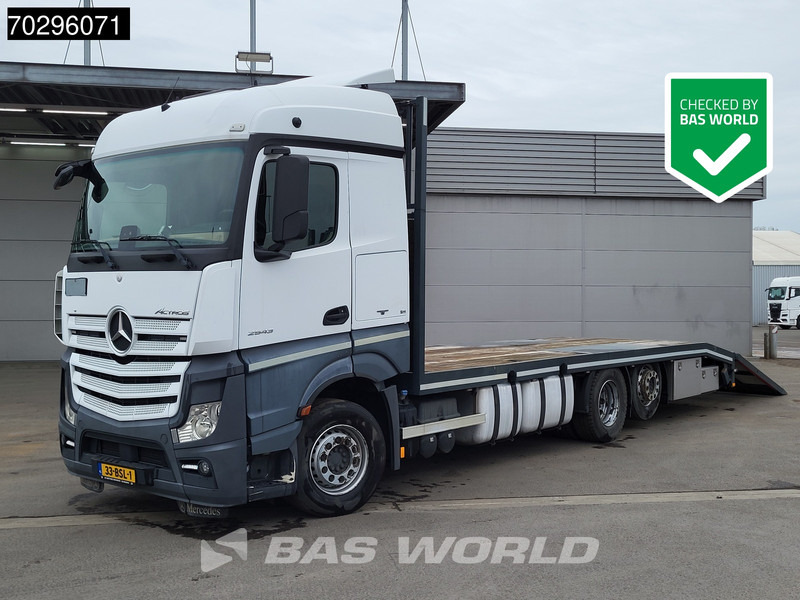 Mercedes-Benz Actros 2543 Actros 6X2 NL-Truck Machine transporter oprijwagen Retarder Lift-Axle ACC Euro 6 - شاحنات مسطحة: صور 1 Mercedes-Benz Actros 2543 Actros 6X2 NL-Truck Machine transporter oprijwagen Retarder Lift-Axle ACC Euro 6 - شاحنات مسطحة: صور 1