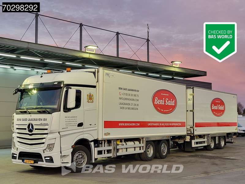 Mercedes-Benz Actros 2643 6X2 NL-Combi Frigoblock FB-FIL2 2tons Ladebordwand Retarder Automatic Xenon - مبردة شاحنة: صور 1 Mercedes-Benz Actros 2643 6X2 NL-Combi Frigoblock FB-FIL2 2tons Ladebordwand Retarder Automatic Xenon - مبردة شاحنة: صور 1
