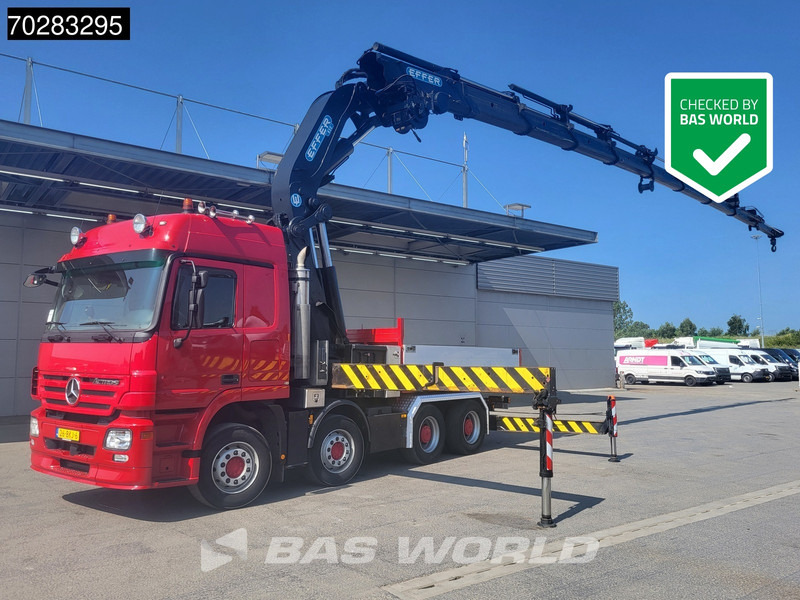 Mercedes-Benz Actros 2648 850 8X4 Effer 350/9S Kran Fifth wheel Big-Axle Automatic Euro 5 - شاحنات مسطحة, شاحنة كرين: صور 1 Mercedes-Benz Actros 2648 850 8X4 Effer 350/9S Kran Fifth wheel Big-Axle Automatic Euro 5 - شاحنات مسطحة, شاحنة كرين: صور 1