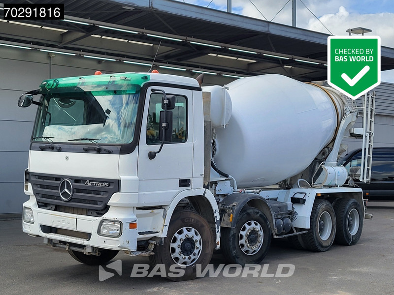Mercedes-Benz Actros 3236 8X4 9M3 Stetter Mixer Big-Axle 3-Pedals Steelsuspension Euro 3 - شاحنة خلاطة خرسانة: صور 1 Mercedes-Benz Actros 3236 8X4 9M3 Stetter Mixer Big-Axle 3-Pedals Steelsuspension Euro 3 - شاحنة خلاطة خرسانة: صور 1