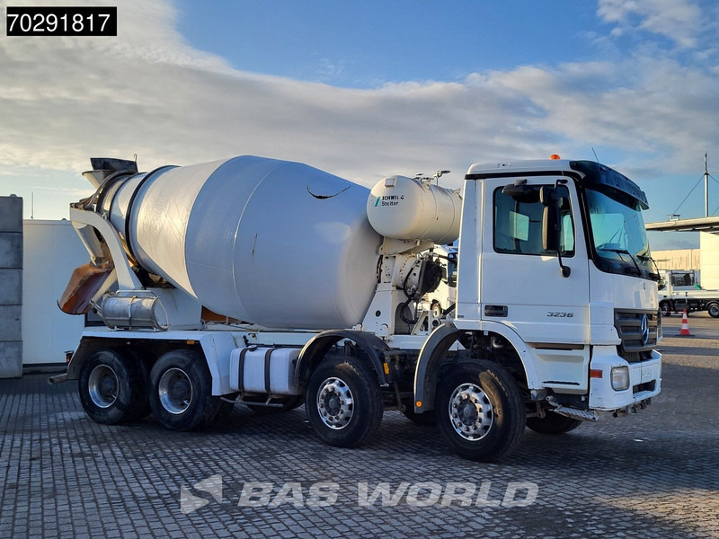Mercedes-Benz Actros 3236 8X4 9m3 Stetter Mixer Retarder Steelsuspension Big-Axle Euro 3 - شاحنة خلاطة خرسانة: صور 3 Mercedes-Benz Actros 3236 8X4 9m3 Stetter Mixer Retarder Steelsuspension Big-Axle Euro 3 - شاحنة خلاطة خرسانة: صور 3