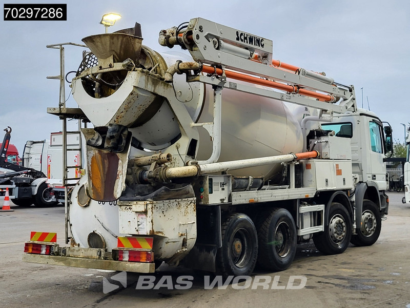 Mercedes-Benz Actros 3241 8X4 21meter Pump + 7m3 Stetter Mixer Steelsuspension Big-Axle Manual Euro 5 - مضخة خرسانة: صور 5 Mercedes-Benz Actros 3241 8X4 21meter Pump + 7m3 Stetter Mixer Steelsuspension Big-Axle Manual Euro 5 - مضخة خرسانة: صور 5