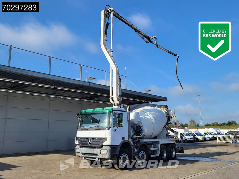 Mercedes-Benz Actros 3241 8X4 Mecbo M3-23.3/100-BZ 7m3 PUMI Big-Axle Steelsuspension Automatic Euro 4 - شاحنة خلاطة خرسانة: صور 1 Mercedes-Benz Actros 3241 8X4 Mecbo M3-23.3/100-BZ 7m3 PUMI Big-Axle Steelsuspension Automatic Euro 4 - شاحنة خلاطة خرسانة: صور 1