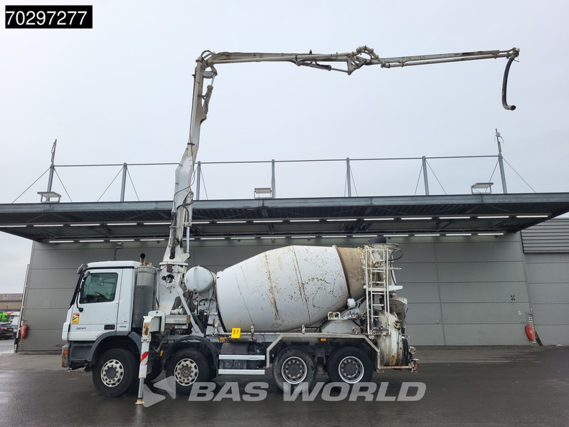 Mercedes-Benz Actros 3241 8X4 Putzmeister TMM 21-3 PUMI 7m3 Liebherr Big-Axle 3-Pedals Euro 4 - مضخة خرسانة: صور 5 Mercedes-Benz Actros 3241 8X4 Putzmeister TMM 21-3 PUMI 7m3 Liebherr Big-Axle 3-Pedals Euro 4 - مضخة خرسانة: صور 5