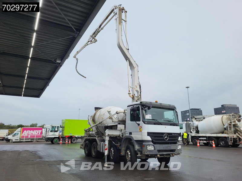 Mercedes-Benz Actros 3241 8X4 Putzmeister TMM 21-3 PUMI 7m3 Liebherr Big-Axle 3-Pedals Euro 4 - مضخة خرسانة: صور 3 Mercedes-Benz Actros 3241 8X4 Putzmeister TMM 21-3 PUMI 7m3 Liebherr Big-Axle 3-Pedals Euro 4 - مضخة خرسانة: صور 3