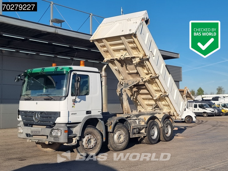 Mercedes-Benz Actros 4141 8X4 12m3 Meiller 2-way tipper steelsuspension Euro 4 - قلابات: صور 1 Mercedes-Benz Actros 4141 8X4 12m3 Meiller 2-way tipper steelsuspension Euro 4 - قلابات: صور 1