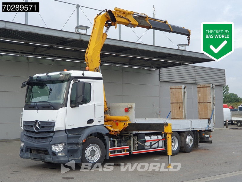 Mercedes-Benz Antos 2542 6X2 Fassi F330A023 Crane Kran Hydraulic ramps Retarder Lift+steering Euro 6 - شاحنات مسطحة, شاحنة كرين: صور 1 Mercedes-Benz Antos 2542 6X2 Fassi F330A023 Crane Kran Hydraulic ramps Retarder Lift+steering Euro 6 - شاحنات مسطحة, شاحنة كرين: صور 1