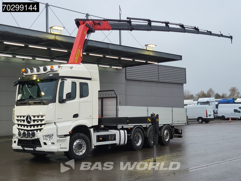 Mercedes-Benz Aroc 3653 Arocs 8X4 Palfinger PK26002-EH G Kran Crane Remote Lift + steering axle Euro 6 - شاحنات مسطحة, شاحنة كرين: صور 1 Mercedes-Benz Aroc 3653 Arocs 8X4 Palfinger PK26002-EH G Kran Crane Remote Lift + steering axle Euro 6 - شاحنات مسطحة, شاحنة كرين: صور 1