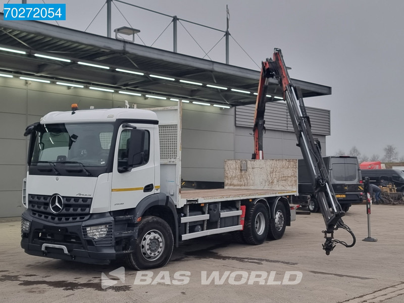 Mercedes-Benz Arocs 2536 6X2 Palfinger PK 16002 Crane Lenkasche Euro 6 - شاحنات مسطحة, شاحنة كرين: صور 5 Mercedes-Benz Arocs 2536 6X2 Palfinger PK 16002 Crane Lenkasche Euro 6 - شاحنات مسطحة, شاحنة كرين: صور 5
