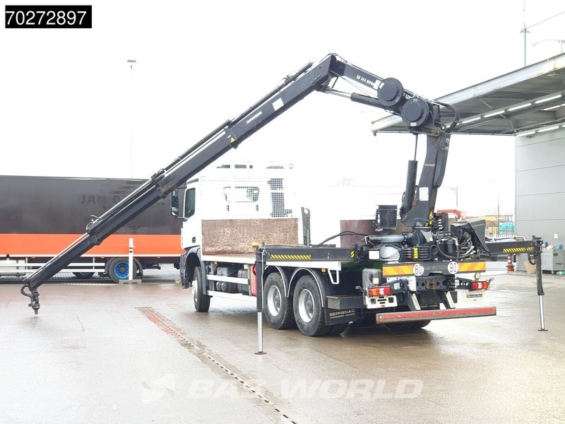 Mercedes-Benz Arocs 2636 6X4 Hiab 144 E-3 Hipro Kran Crane Remote Full Steel Euro 6 - شاحنات مسطحة, شاحنة كرين: صور 2 Mercedes-Benz Arocs 2636 6X4 Hiab 144 E-3 Hipro Kran Crane Remote Full Steel Euro 6 - شاحنات مسطحة, شاحنة كرين: صور 2