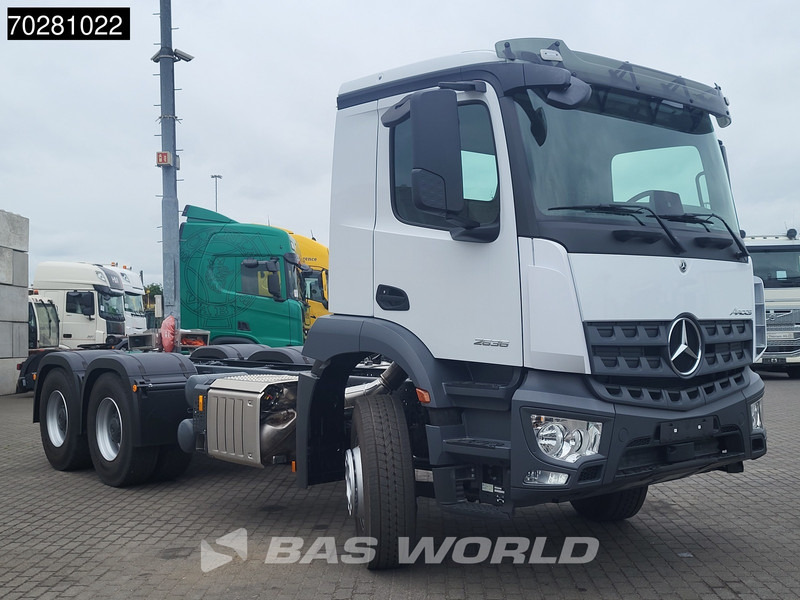 Mercedes-Benz Arocs 2636 6X4 NEW chassis Flywheel PTO Big-Axle Automatic Steelsuspension Euro 6 - الشاسيه شاحنة: صور 3 Mercedes-Benz Arocs 2636 6X4 NEW chassis Flywheel PTO Big-Axle Automatic Steelsuspension Euro 6 - الشاسيه شاحنة: صور 3
