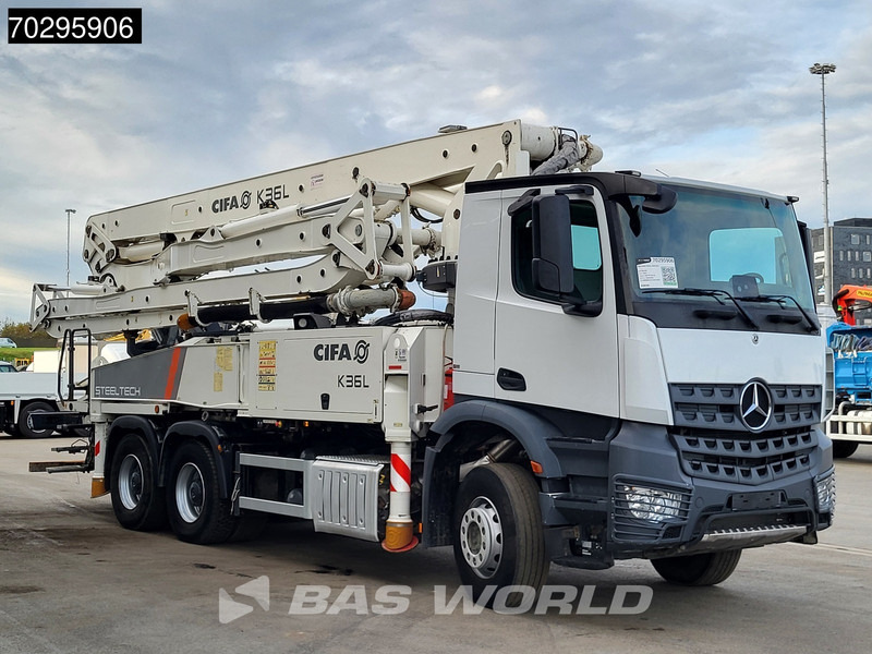 Mercedes-Benz Arocs 2640 6X4 36mtr CIFA K36L-HP168EC 4 arm Automatic Big-Axle Steelsuspension Euro 6 إيجار Mercedes-Benz Arocs 2640 6X4 36mtr CIFA K36L-HP168EC 4 arm Automatic Big-Axle Steelsuspension Euro 6: صور 8
