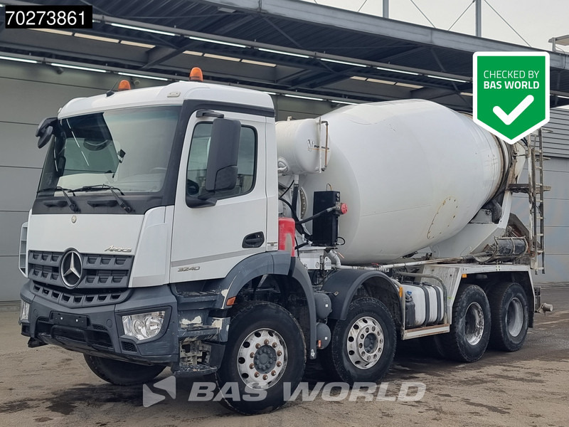 Mercedes-Benz Arocs 3240 8X4 9m3 Steelsuspension Automatic Alcoa's Euro 6 - شاحنة خلاطة خرسانة: صور 1 Mercedes-Benz Arocs 3240 8X4 9m3 Steelsuspension Automatic Alcoa's Euro 6 - شاحنة خلاطة خرسانة: صور 1