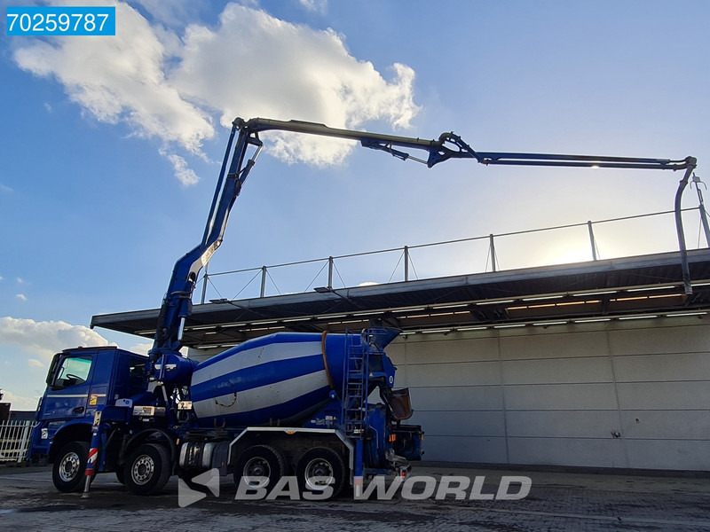 Mercedes-Benz Arocs 3251 8X4 PUMI Putzmeister TMM 24 + Liebherr 7m3 Mixer Retarder Euro 6 - مضخة خرسانة: صور 3 Mercedes-Benz Arocs 3251 8X4 PUMI Putzmeister TMM 24 + Liebherr 7m3 Mixer Retarder Euro 6 - مضخة خرسانة: صور 3