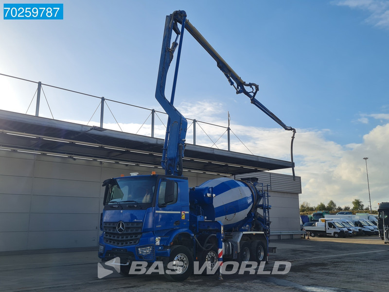 Mercedes-Benz Arocs 3251 8X4 PUMI Putzmeister TMM 24 + Liebherr 7m3 Mixer Retarder Euro 6 - مضخة خرسانة: صور 2 Mercedes-Benz Arocs 3251 8X4 PUMI Putzmeister TMM 24 + Liebherr 7m3 Mixer Retarder Euro 6 - مضخة خرسانة: صور 2