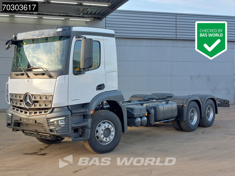 Mercedes-Benz Arocs 3340 6X4 NEW EURO 5 Chassis Steel Suspension Big-Axle Automatic - الشاسيه شاحنة: صور 1 Mercedes-Benz Arocs 3340 6X4 NEW EURO 5 Chassis Steel Suspension Big-Axle Automatic - الشاسيه شاحنة: صور 1
