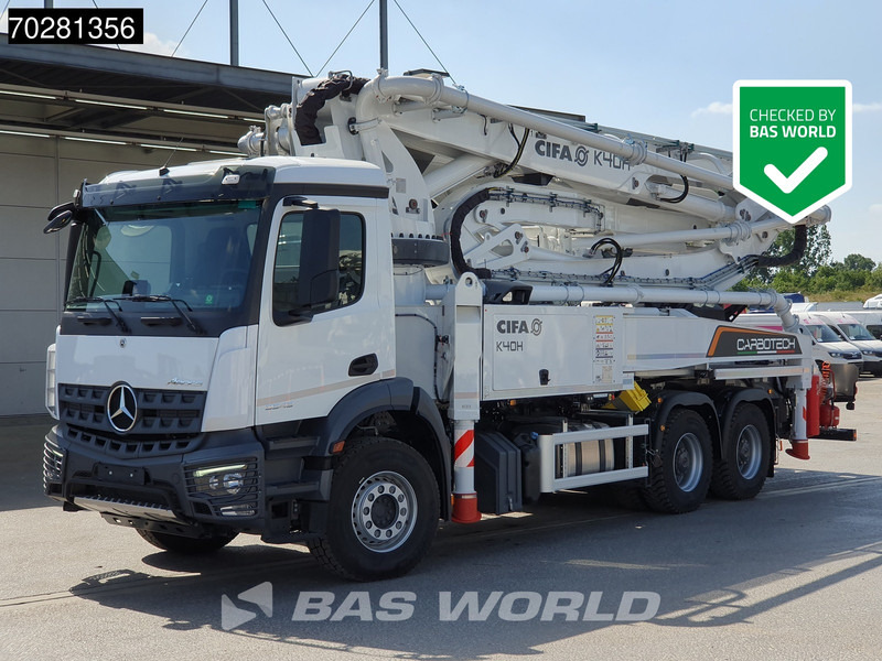 Mercedes-Benz Arocs 3343 6X4 BigAxle Hydrauliek Navi Euro 6 Nieuw - مضخة خرسانة: صور 1 Mercedes-Benz Arocs 3343 6X4 BigAxle Hydrauliek Navi Euro 6 Nieuw - مضخة خرسانة: صور 1