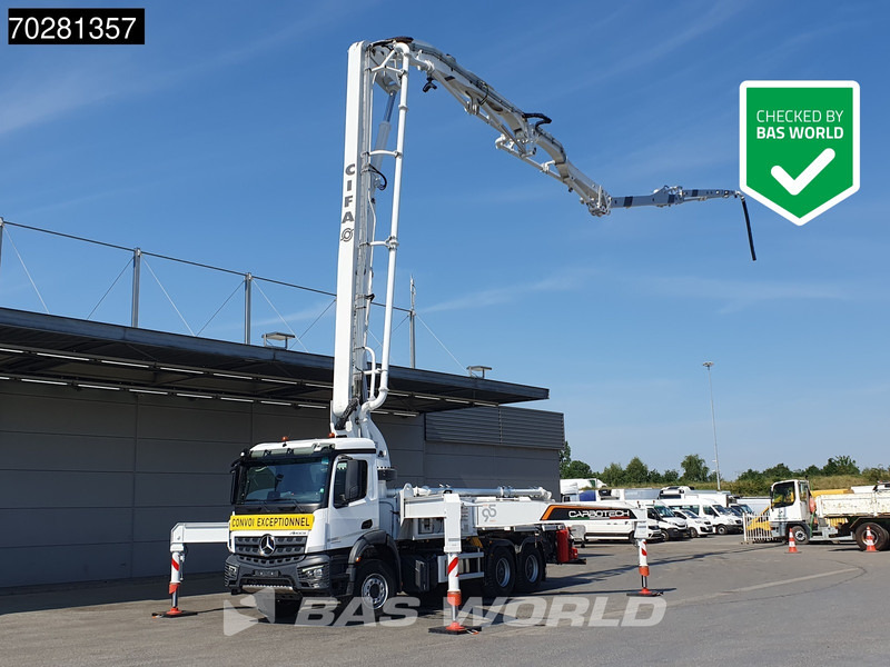 Mercedes-Benz Arocs 3343 6X4 CIFA K40H Carbotech Pump 5 arm Big-Axle Navi Euro 6 - مضخة خرسانة: صور 1 Mercedes-Benz Arocs 3343 6X4 CIFA K40H Carbotech Pump 5 arm Big-Axle Navi Euro 6 - مضخة خرسانة: صور 1