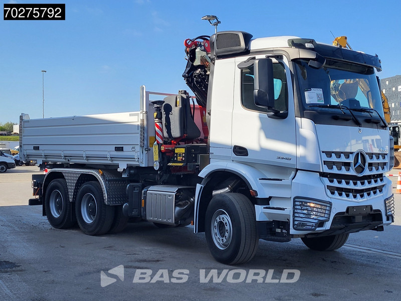 Mercedes-Benz Arocs 3348 6X4 Fasi F195A.2.24 Kran 3 sided tipper 9m3 Big-Axle Navi Euro 6 إيجار Mercedes-Benz Arocs 3348 6X4 Fasi F195A.2.24 Kran 3 sided tipper 9m3 Big-Axle Navi Euro 6: صور 13
