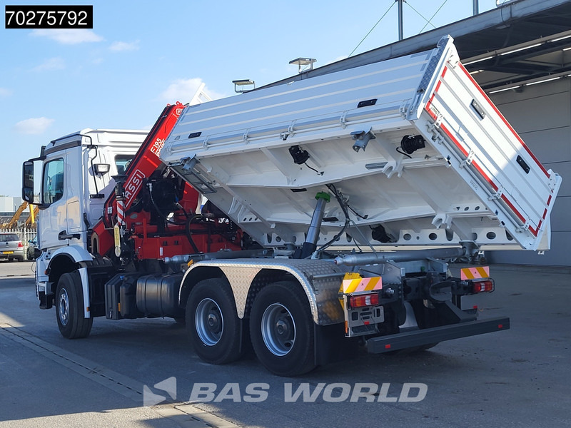 Mercedes-Benz Arocs 3348 6X4 Fasi F195A.2.24 Kran 3 sided tipper 9m3 Big-Axle Navi Euro 6 إيجار Mercedes-Benz Arocs 3348 6X4 Fasi F195A.2.24 Kran 3 sided tipper 9m3 Big-Axle Navi Euro 6: صور 10
