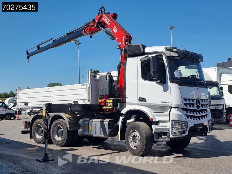Mercedes-Benz Arocs 3348 6X4 Fassi F255A2.24 Kran Crane 9m3 3-Sided Tipper Big-Axle Euro 6 - قلابات, شاحنة كرين: صور 3 Mercedes-Benz Arocs 3348 6X4 Fassi F255A2.24 Kran Crane 9m3 3-Sided Tipper Big-Axle Euro 6 - قلابات, شاحنة كرين: صور 3