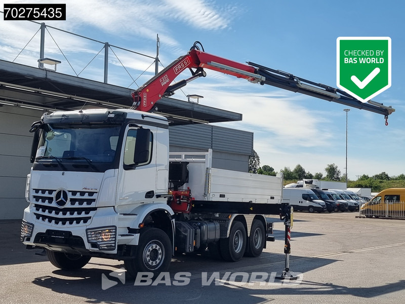 Mercedes-Benz Arocs 3348 6X4 Fassi F255A2.24 Kran Crane 9m3 3-Sided Tipper Big-Axle Euro 6 - قلابات, شاحنة كرين: صور 1 Mercedes-Benz Arocs 3348 6X4 Fassi F255A2.24 Kran Crane 9m3 3-Sided Tipper Big-Axle Euro 6 - قلابات, شاحنة كرين: صور 1