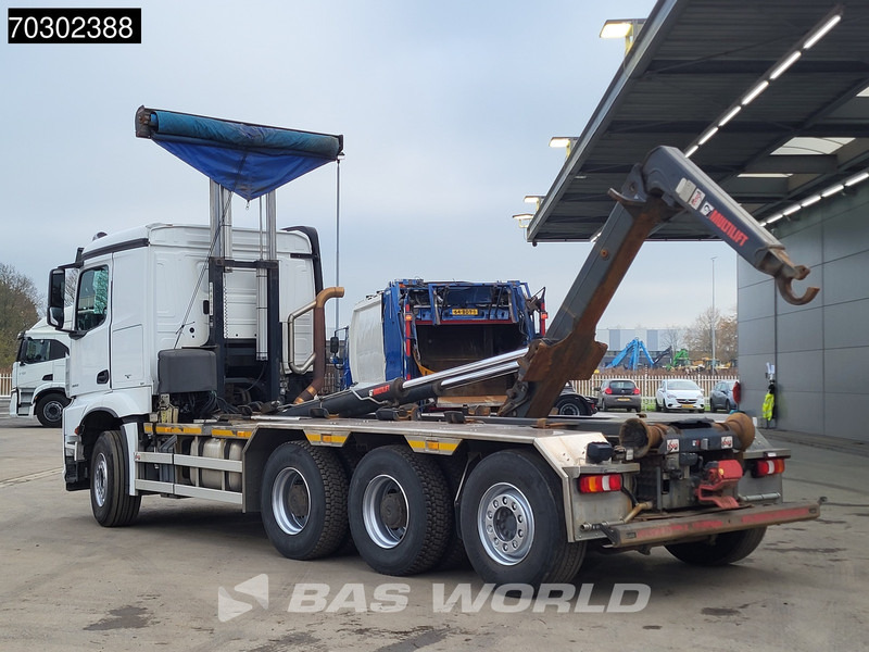 Mercedes-Benz Arocs 3653 8X4 HIAB 22t Multilift Big-Axle Lift+Steering Axle Euro 6 - شاحنة ذات الخطاف: صور 2 Mercedes-Benz Arocs 3653 8X4 HIAB 22t Multilift Big-Axle Lift+Steering Axle Euro 6 - شاحنة ذات الخطاف: صور 2