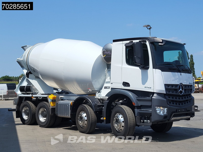 جديد شاحنة خلاطة خرسانة Mercedes-Benz Arocs 3743 8X4 NEW! 10m3 Mixer Big-Axle Steelsuspension Automatic Euro 6: صور 14