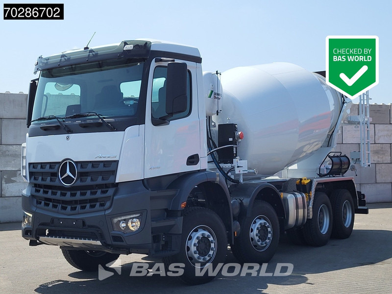 Mercedes-Benz Arocs 4145 8X4 NEW! 10m3 Schwing Stetter Mixer Manual Big-Axle Steel suspension Euro 3 - شاحنة خلاطة خرسانة: صور 1 Mercedes-Benz Arocs 4145 8X4 NEW! 10m3 Schwing Stetter Mixer Manual Big-Axle Steel suspension Euro 3 - شاحنة خلاطة خرسانة: صور 1
