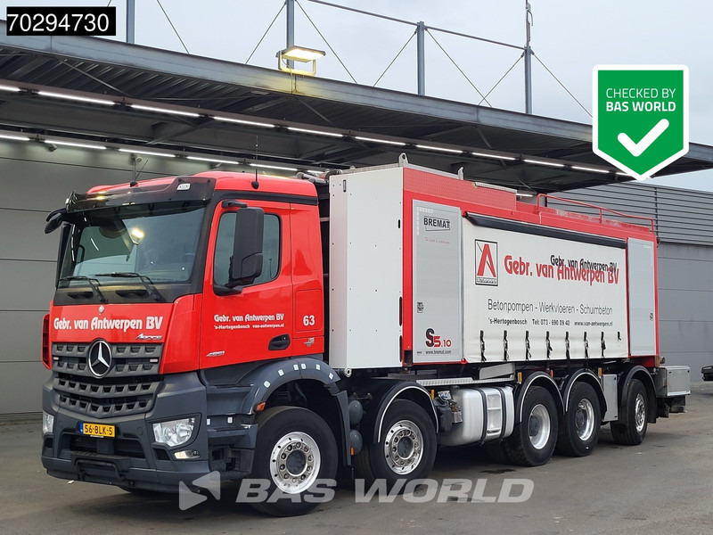 Mercedes-Benz Arocs 4951 Arocs 10X4 NL-Truck Bremat S5.10.13 XL sandmortal Lift+Steering Axle Euro 6 - مضخة خرسانة: صور 1 Mercedes-Benz Arocs 4951 Arocs 10X4 NL-Truck Bremat S5.10.13 XL sandmortal Lift+Steering Axle Euro 6 - مضخة خرسانة: صور 1