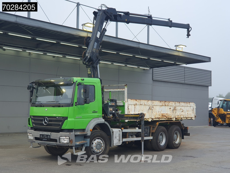 Mercedes-Benz Axor 2633 6X4 HIAB 144 ES-3 Kran Crane Manual Big-Axle Steelsuspension Euro 4 - قلابات, شاحنة كرين: صور 3 Mercedes-Benz Axor 2633 6X4 HIAB 144 ES-3 Kran Crane Manual Big-Axle Steelsuspension Euro 4 - قلابات, شاحنة كرين: صور 3