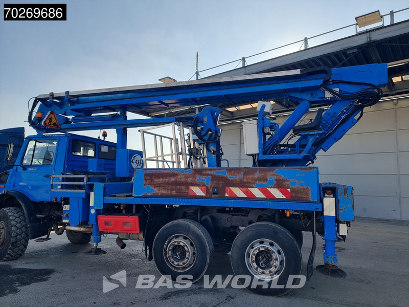 Mercedes-Benz Unimog 6X6 Unimog Engin EGI TP 226 hubarbeitsbühne Manual Euro 2 - شاحنة كرين: صور 3 Mercedes-Benz Unimog 6X6 Unimog Engin EGI TP 226 hubarbeitsbühne Manual Euro 2 - شاحنة كرين: صور 3