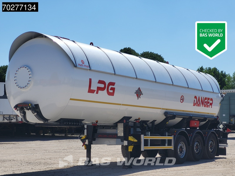 Mim-Mak LPG TRANSPORT TANK 3 axles NEW 48m3 Liftachse Gas ADR - نصف مقطورة صهريج: صور 1 Mim-Mak LPG TRANSPORT TANK 3 axles NEW 48m3 Liftachse Gas ADR - نصف مقطورة صهريج: صور 1