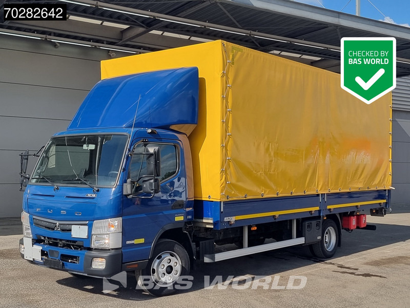 Mitsubishi 7C18 4X2 7.5tonner Curtainsider Ladebordwand Automatic Euro 6 - شاحنة ستارة: صور 1 Mitsubishi 7C18 4X2 7.5tonner Curtainsider Ladebordwand Automatic Euro 6 - شاحنة ستارة: صور 1