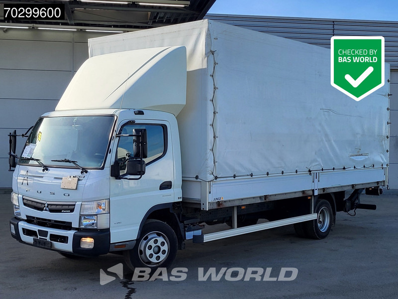Mitsubishi Fuso 7C 18 4X2 7.5tonner curtainsider Automatic Ladebordwand Euro 6 - شاحنة ستارة: صور 1 Mitsubishi Fuso 7C 18 4X2 7.5tonner curtainsider Automatic Ladebordwand Euro 6 - شاحنة ستارة: صور 1