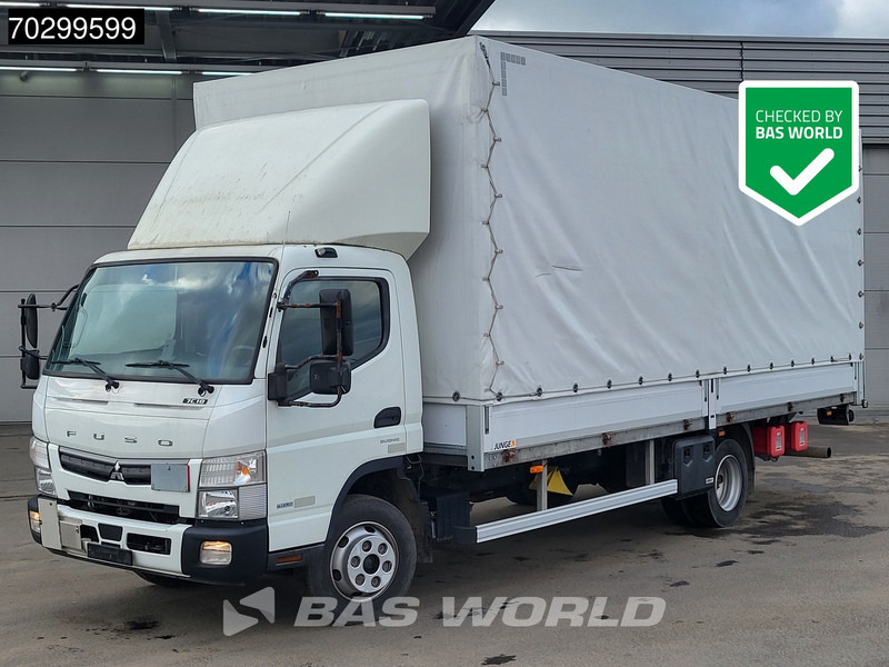 Mitsubishi Fuso 7C18 4X2 7.5tonner Curtainsider Ladebordwand Automatic Euro 6 - شاحنة ستارة: صور 1 Mitsubishi Fuso 7C18 4X2 7.5tonner Curtainsider Ladebordwand Automatic Euro 6 - شاحنة ستارة: صور 1