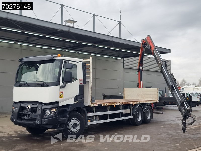 Renault C 380 6X4 Palfinger PK18002-EH C Remote Retarder Euro 6 - شاحنات مسطحة, شاحنة كرين: صور 5 Renault C 380 6X4 Palfinger PK18002-EH C Remote Retarder Euro 6 - شاحنات مسطحة, شاحنة كرين: صور 5