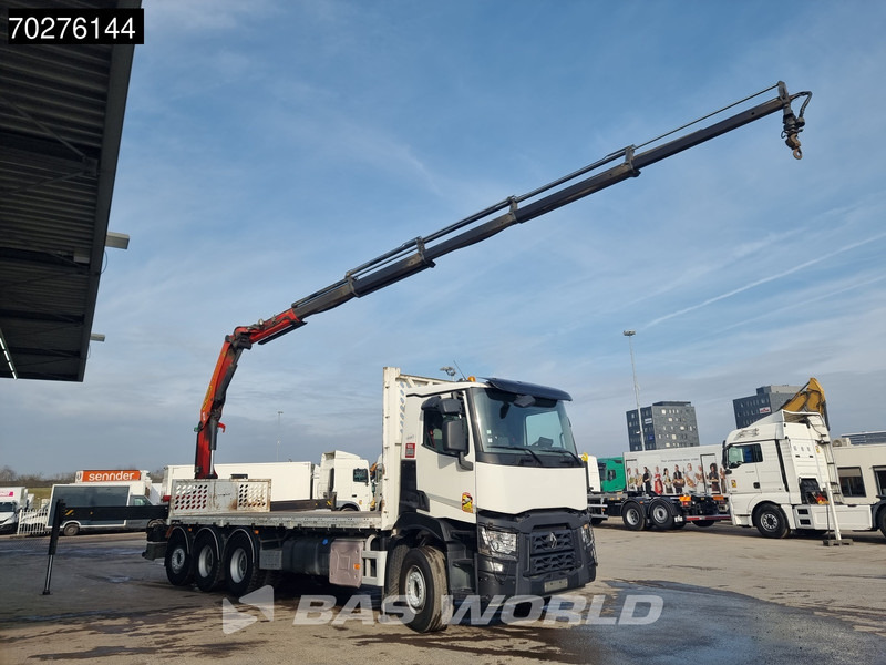 Renault C 380 8X4 Palfinger PK 23001 EH Remote Lift+Lenkachse Euro 6 - شاحنات مسطحة, شاحنة كرين: صور 3 Renault C 380 8X4 Palfinger PK 23001 EH Remote Lift+Lenkachse Euro 6 - شاحنات مسطحة, شاحنة كرين: صور 3